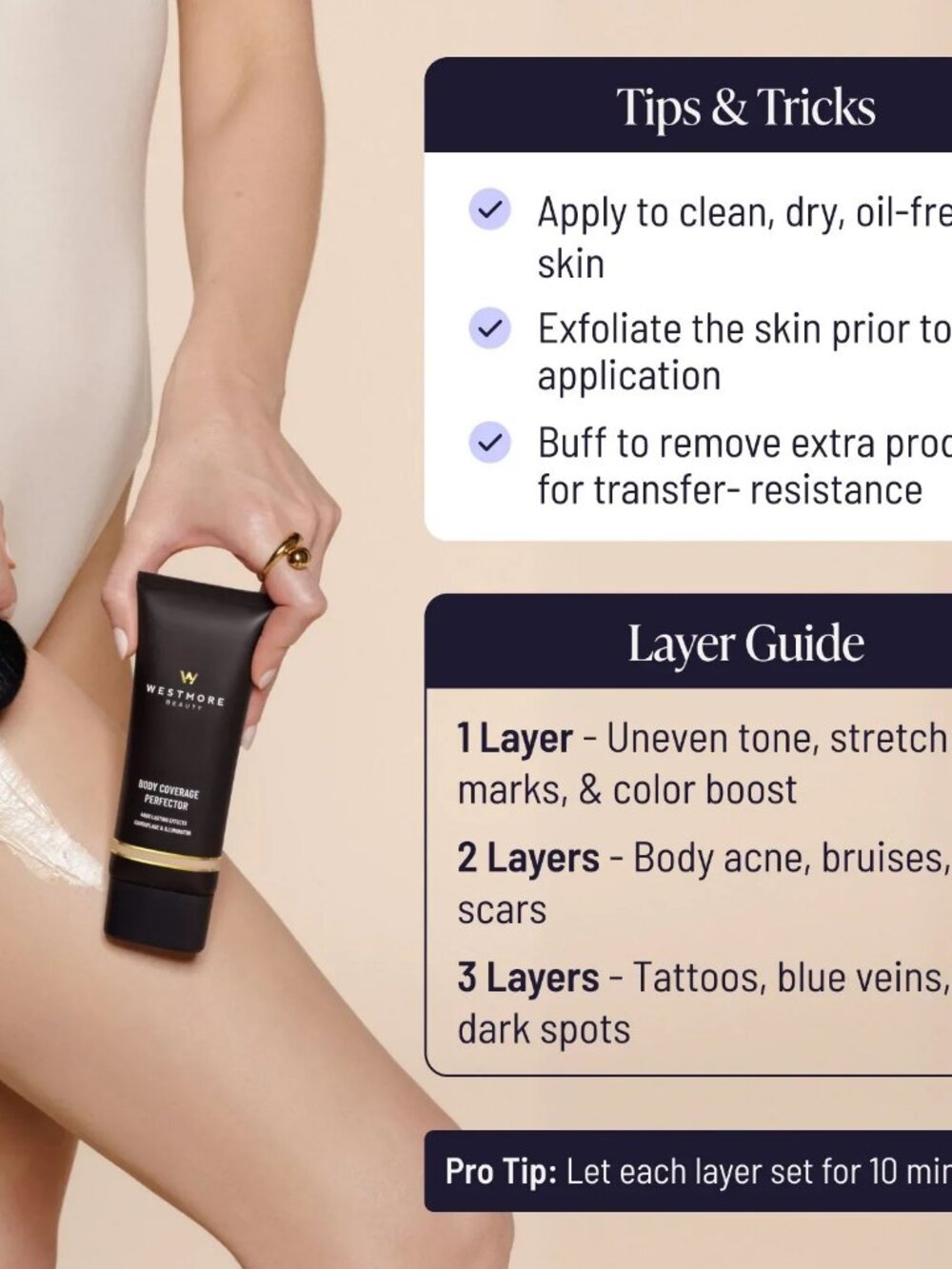 Westmore Beauty - Body Coverage Perfector with Buffing Brush - Picture 4 of 9